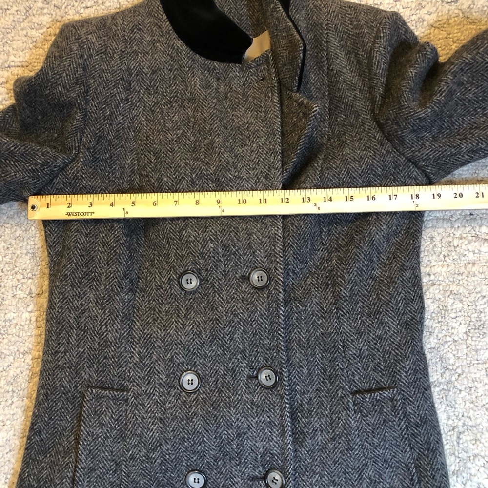 Vintage forecaster of Boston 100% Wool Double-Breasted Women's Coat Size 14 - Picture 14 of 16